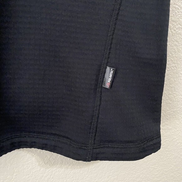 Fayettchill Vest Mens Size XL Front Zip Black Waffle Knit Polartec Lightweight - Picture 4 of 8